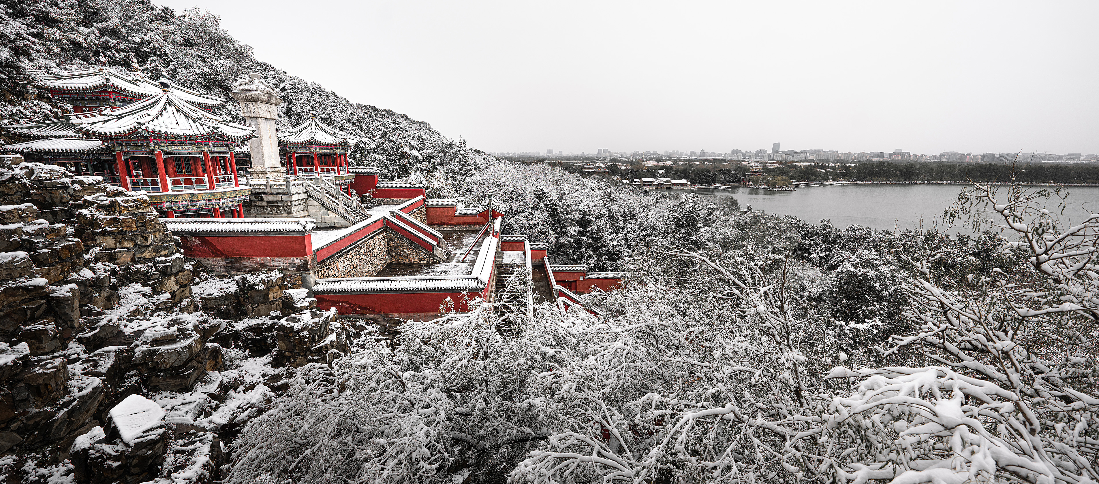 北京初雪颐和园