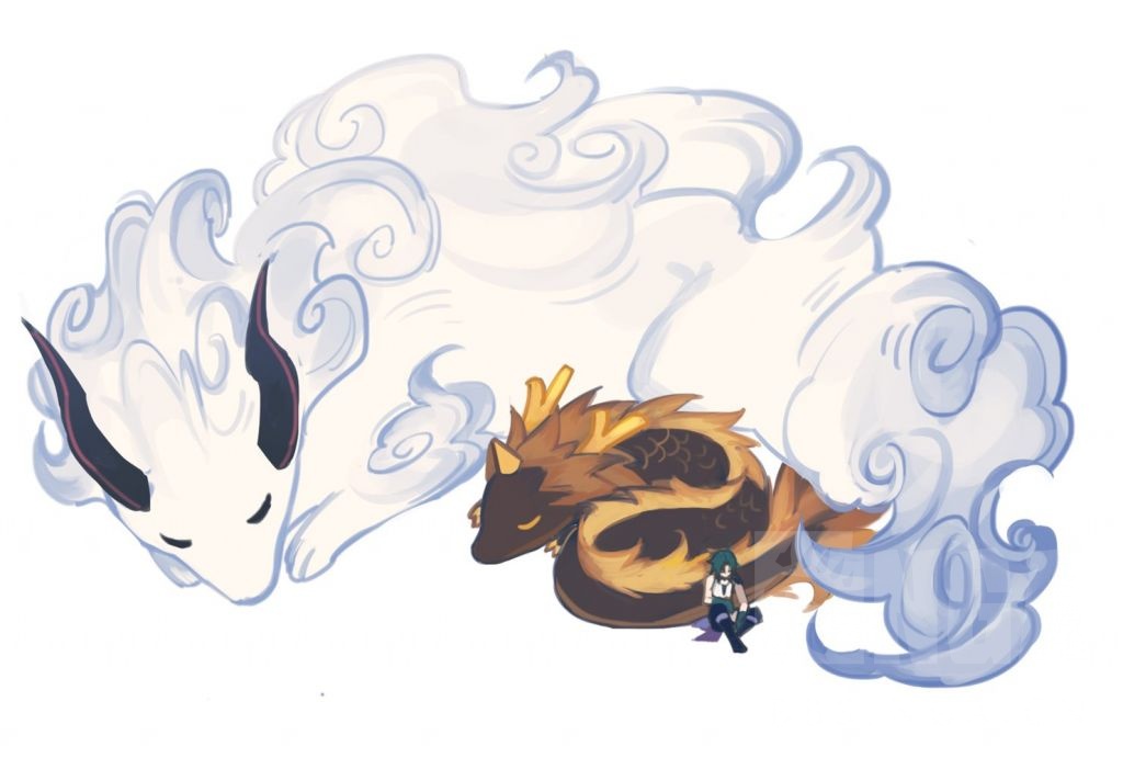 闲聊杂谈有无兽形甘雨二创