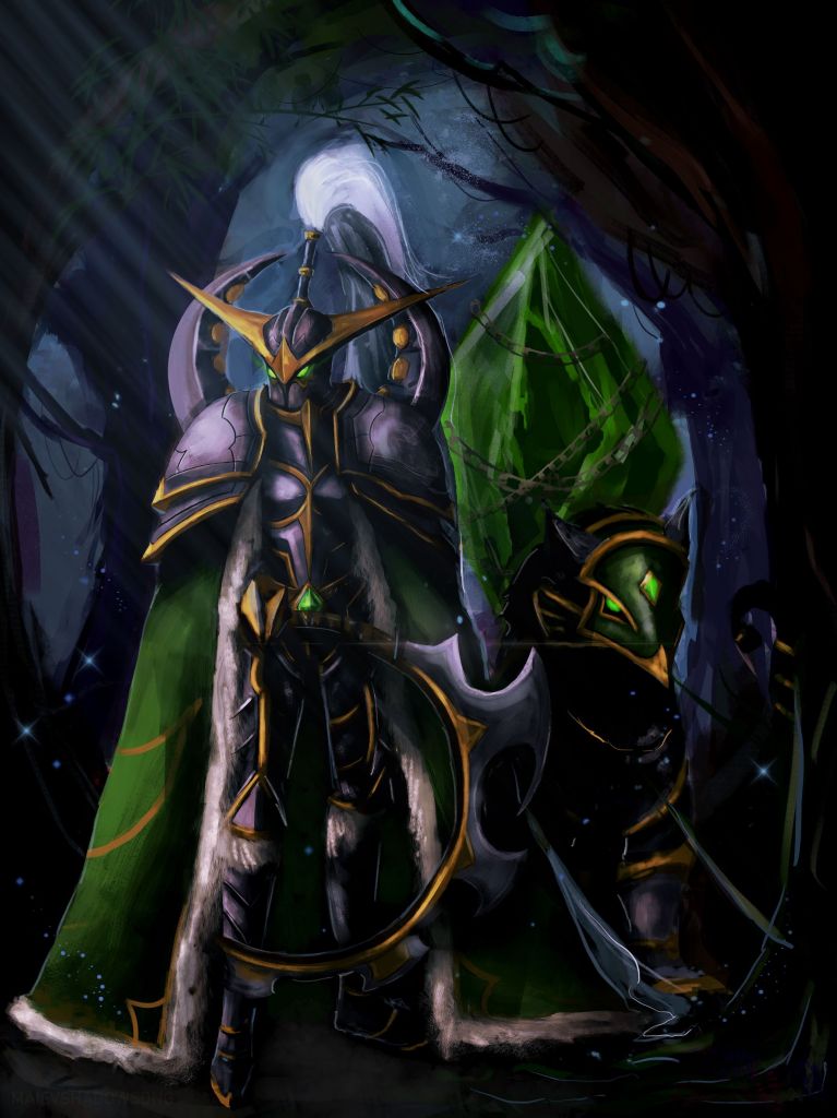 魔兽世界画了一张玛维