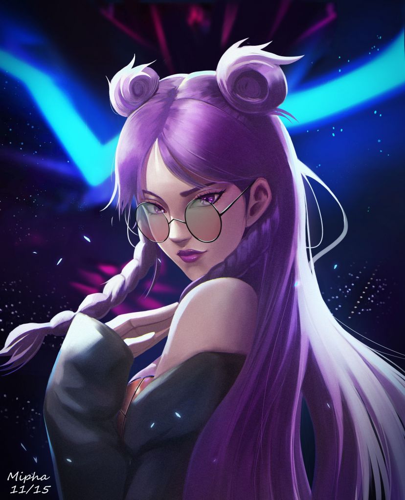 周末摸了一张kda卡莎