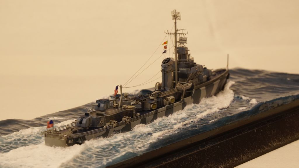 拼装1700哈曼号驱逐舰