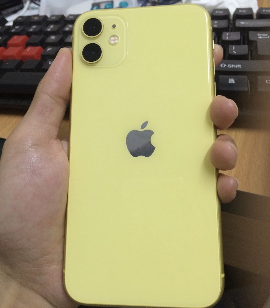 出台iphone11黄色128g133系统无拆修箱说全