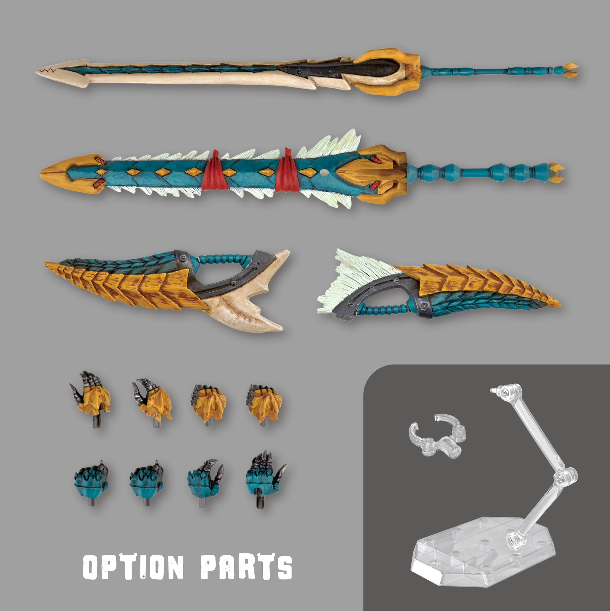 新闻资讯海洋堂转轮科技山口式怪物猎人男猎人雷狼龙装