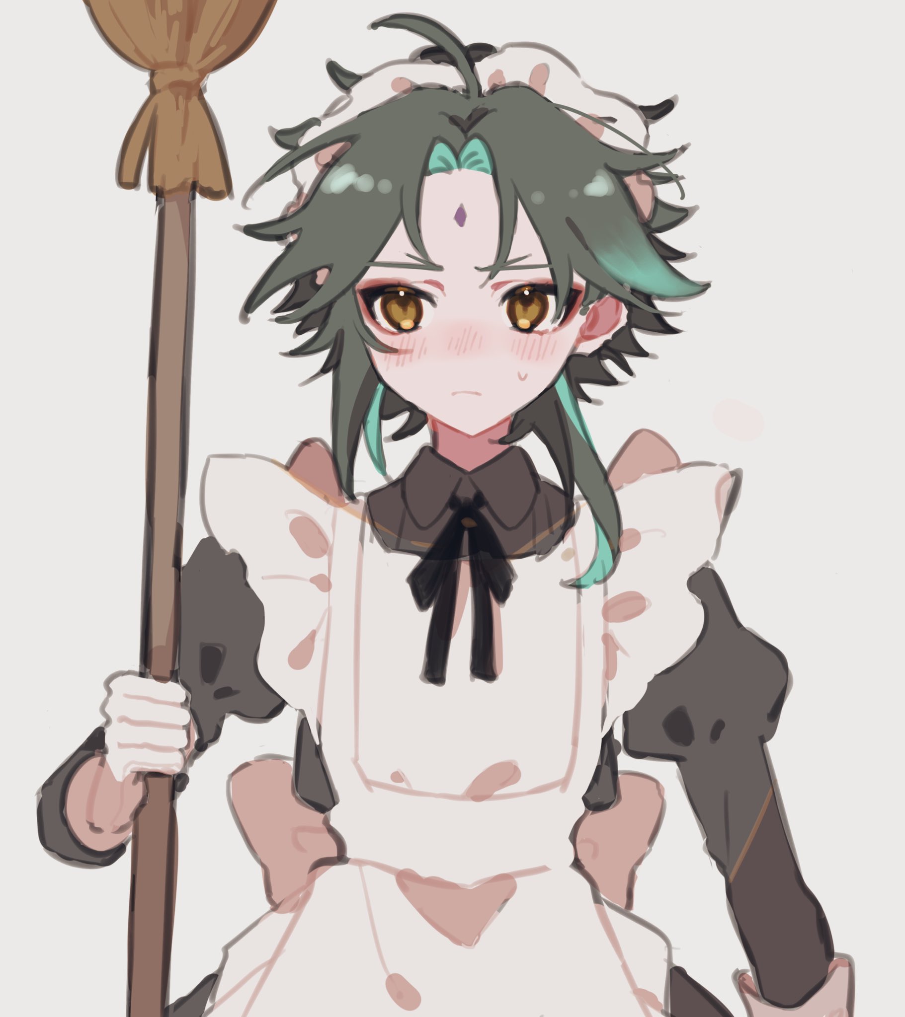 外服搬运可爱女仆魈魈