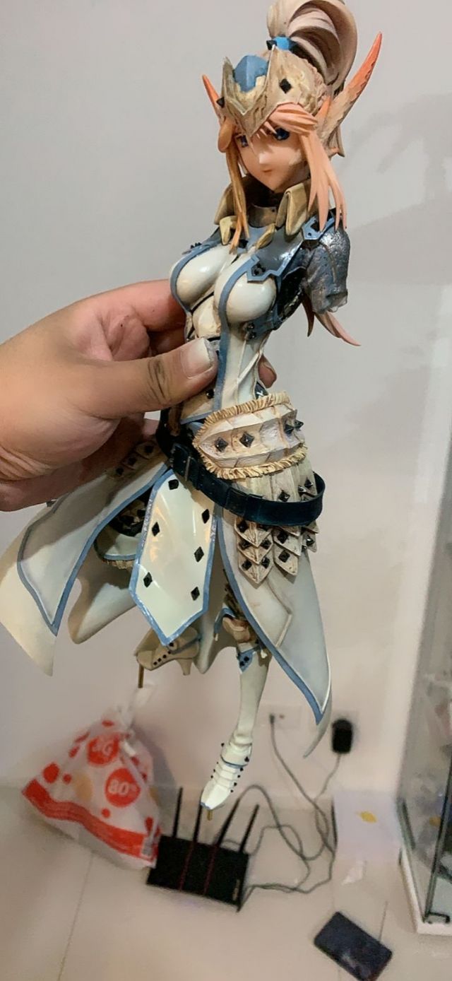 手办gk怪物猎人冰牙龙x套装