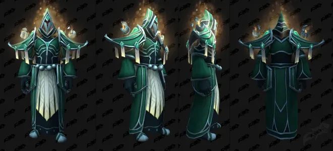 术士套装的6种配色修改后