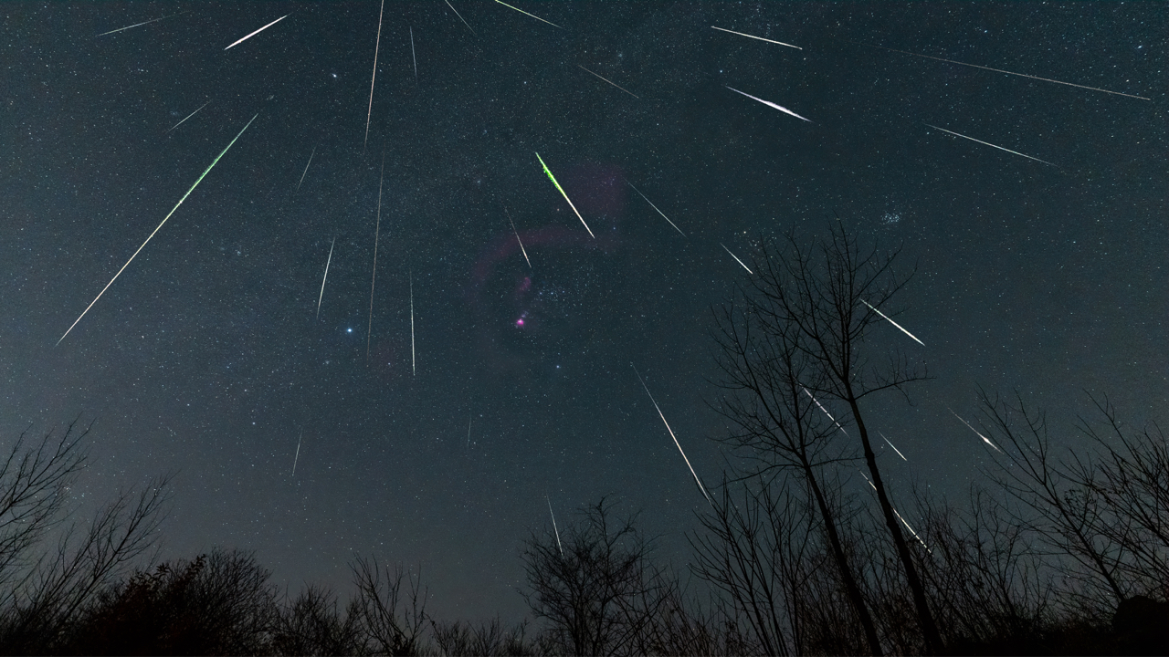 13日凌晨拍的双子座流星雨