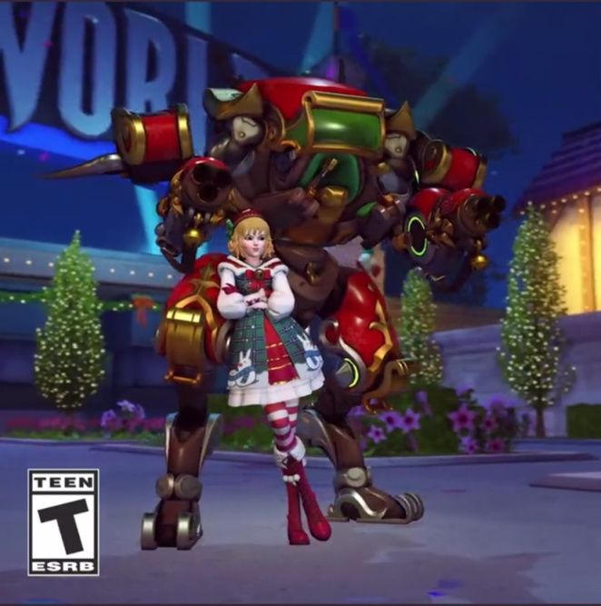 圣诞节dva新皮肤