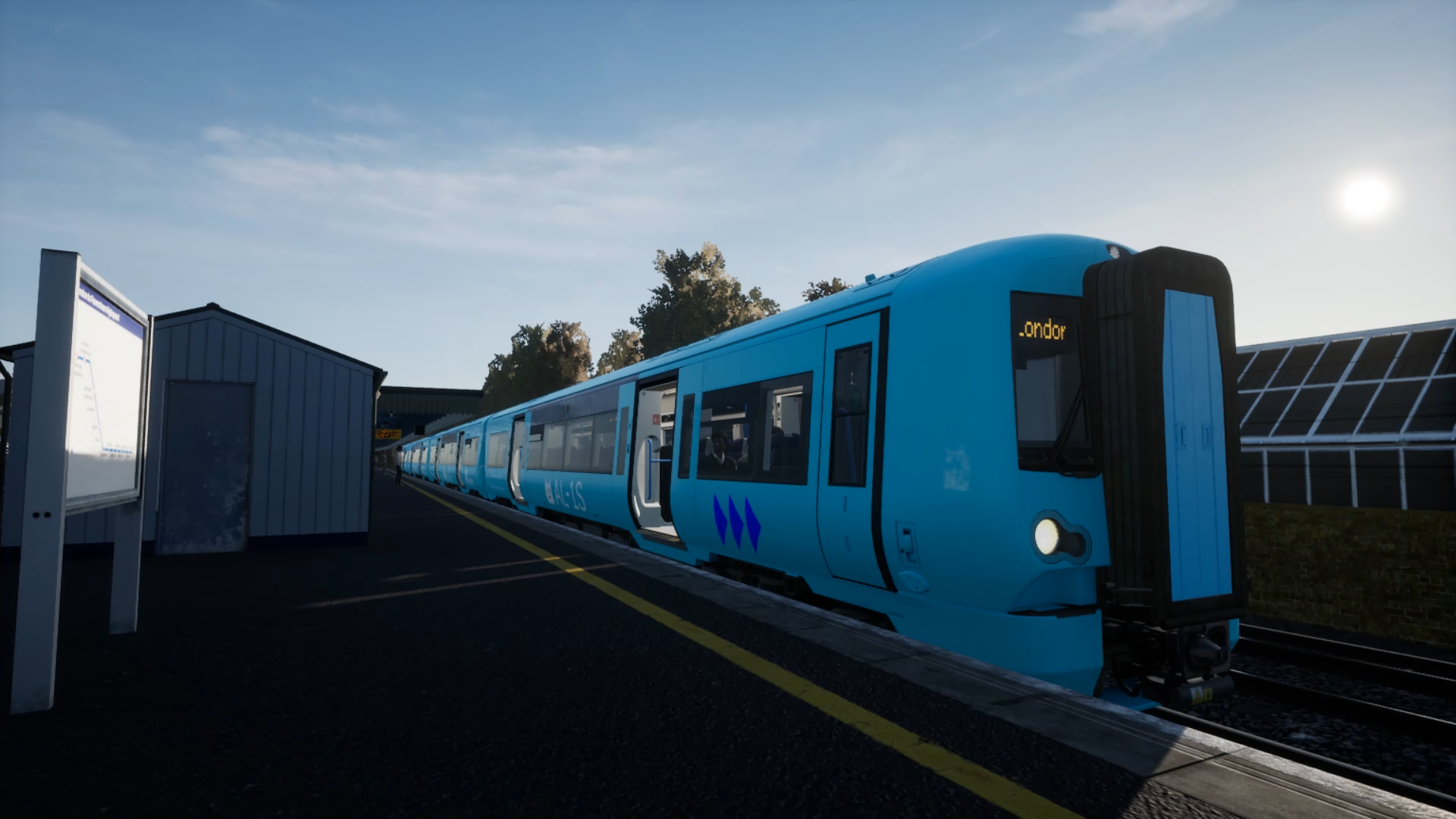 同人创作模拟火车世界2碧蓝档案2自制爱丽丝主题列车涂装附下载链接