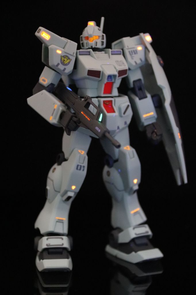 拼装墨镜党rgm79n吉姆特装型巴宁格大尉的荣光