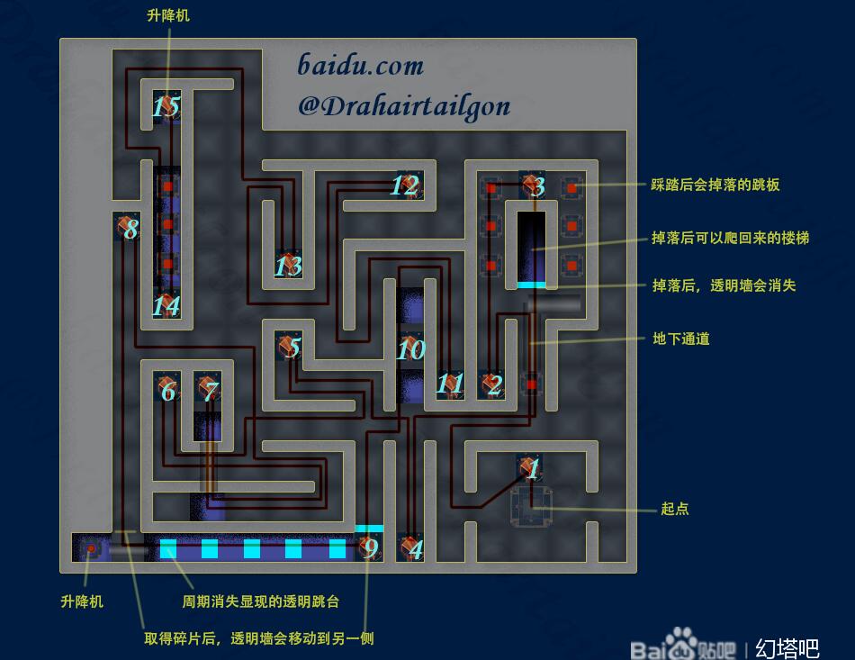 基础攻略盗图15个点的迷宫走法