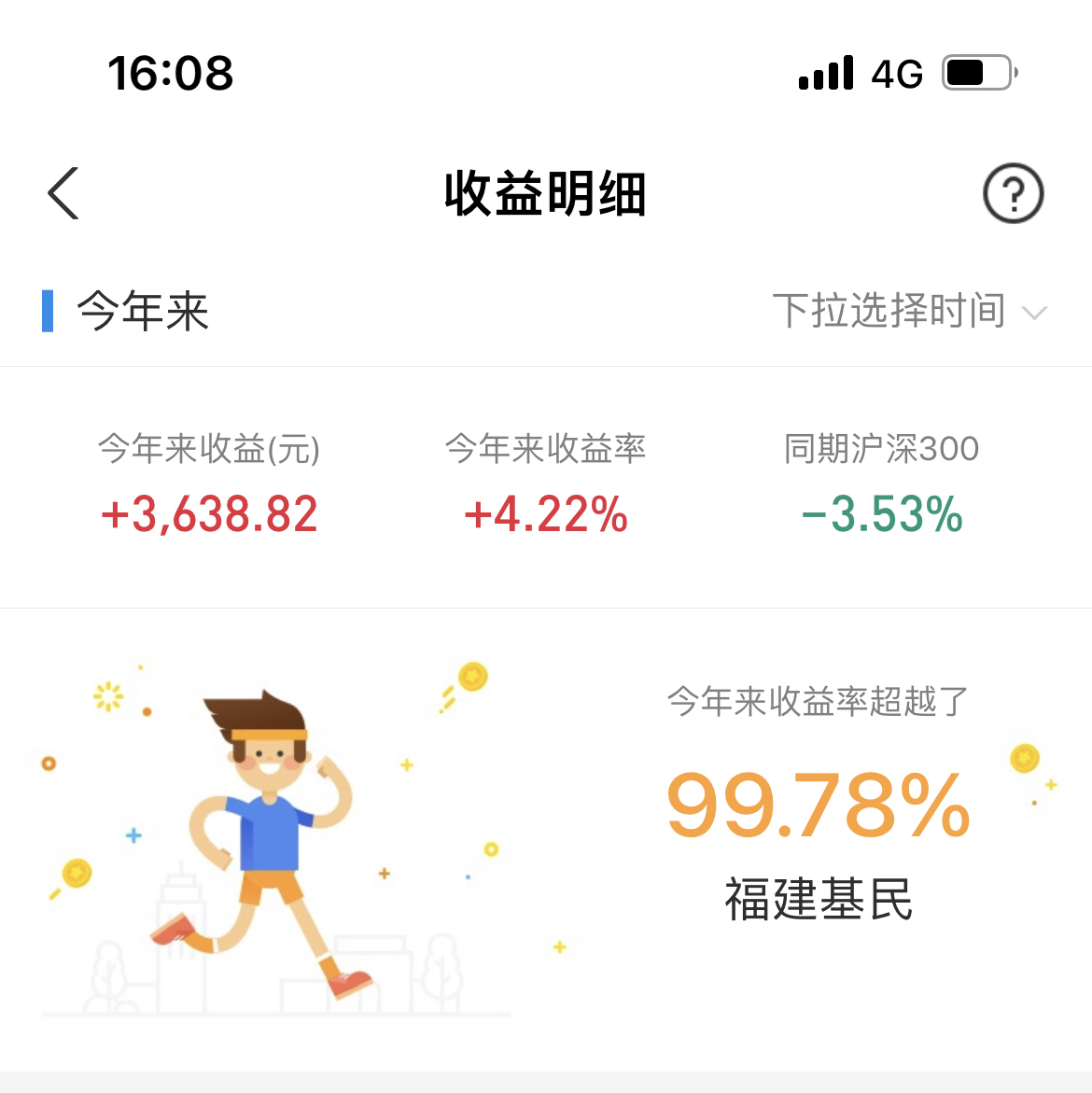 基金现在清仓今年是不是能跑过90的人了
