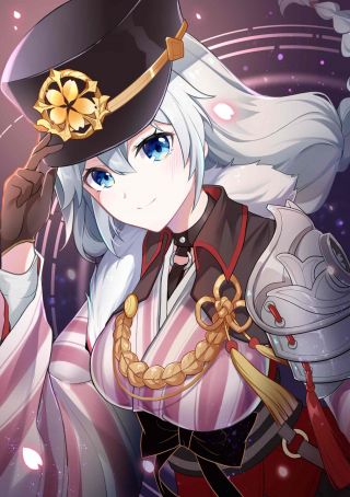 有白色修女服的卡莲大图吗