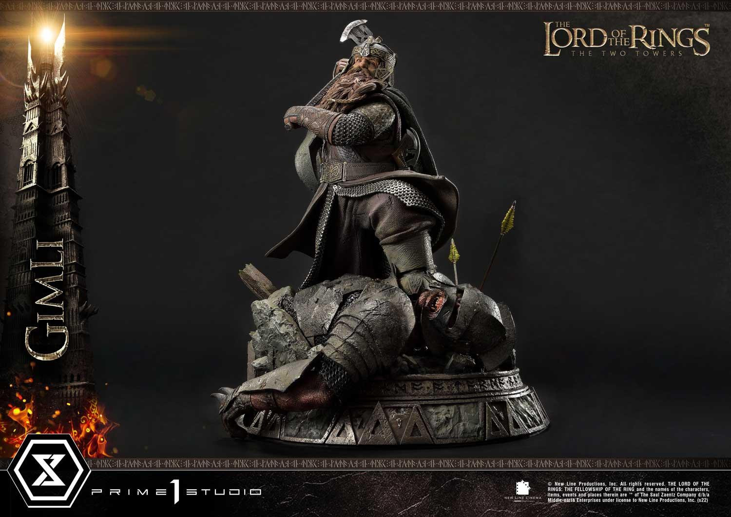 新闻资讯prime1studio指环王双塔奇兵吉姆利gimli14雕像预售开启999