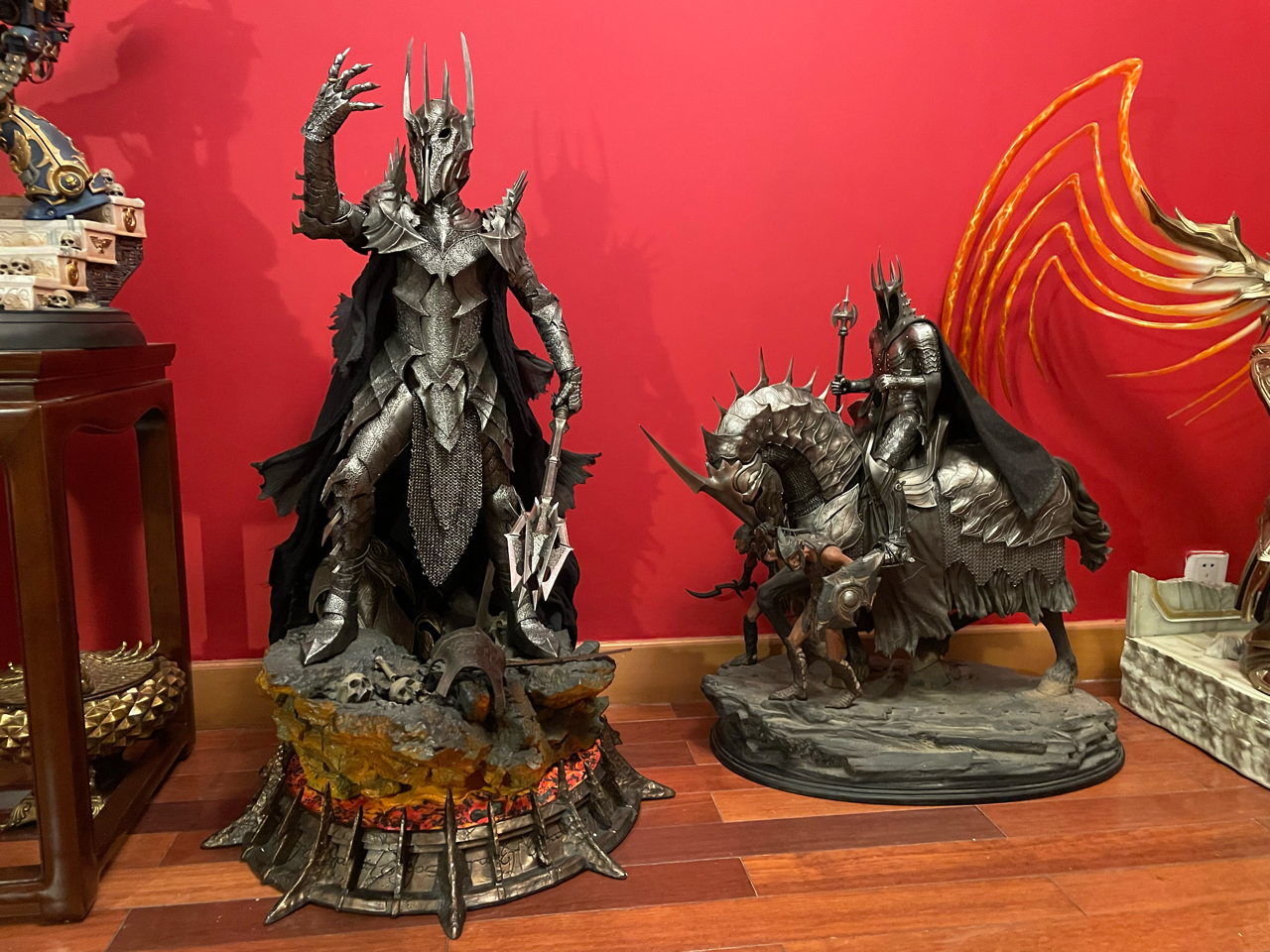 雕像开箱p1s指环王索伦