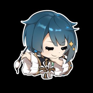 原神氵求点行秋帅图