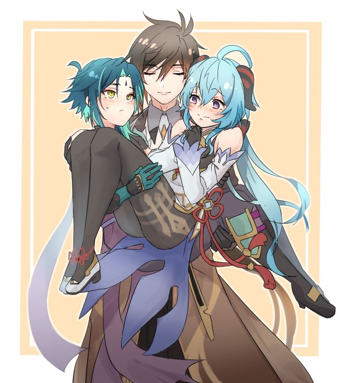 外服搬运害羞的孩子们钟离魈甘雨侵删