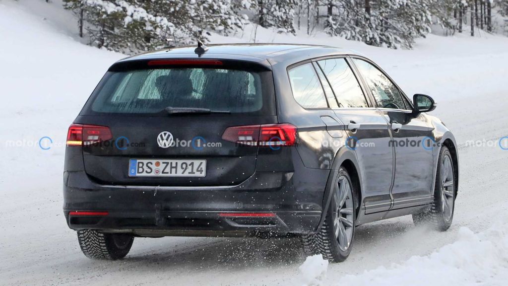 谍照欧洲帕萨特b9旅行车