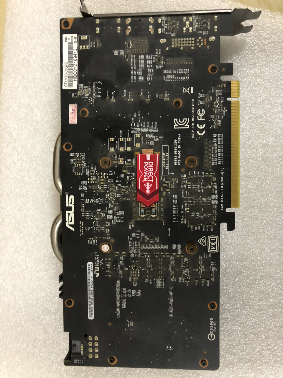 华硕gtx960冰骑士假卡图片