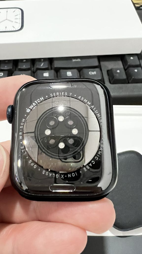 出applewatchs745mm带蜂窝午夜黑拆封未激活