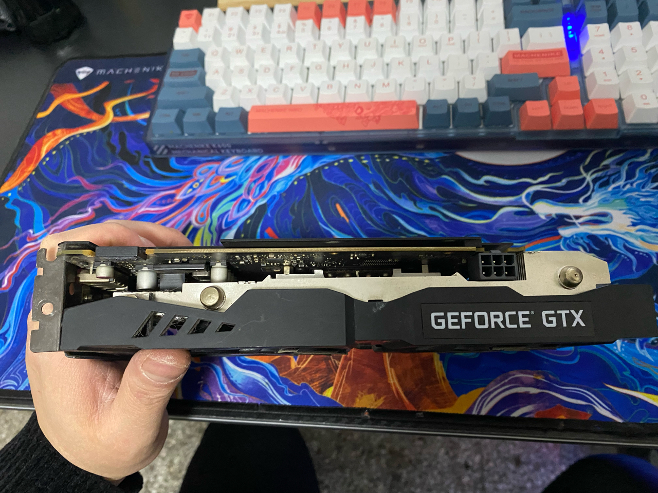 出一张华硕猛禽gtx9604g一手自用单卡850出