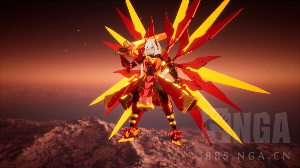 [同人] [游戏王归猴]闪刀姬生日,我们来造个火刀吧!闪刀姬燎里3d化