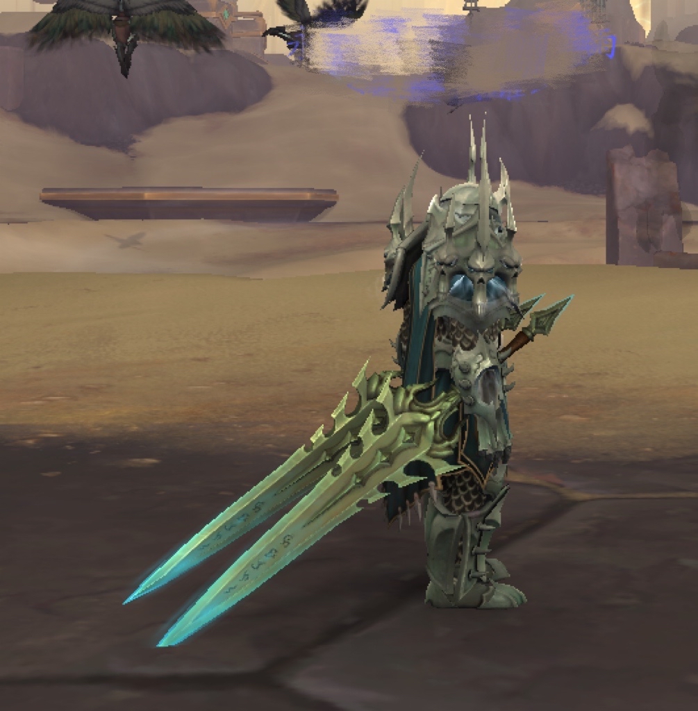 没人吐槽一下这统御钥匙开箱子出的双手剑幻化竟然是挂腰间的么