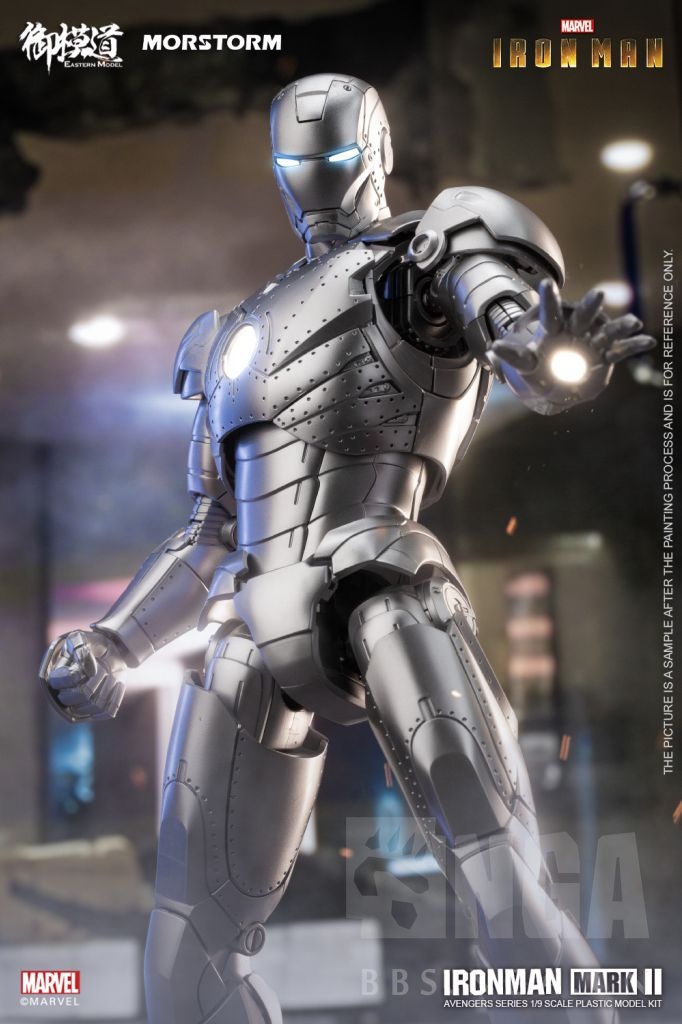 新闻资讯御模道新品拼装钢铁侠m2钢银色钢铁侠登场