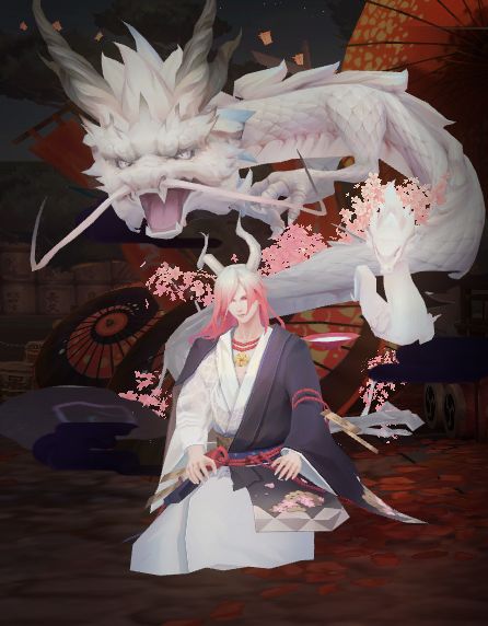 苍风一目连 花合战皮肤《夜樱花见》测评