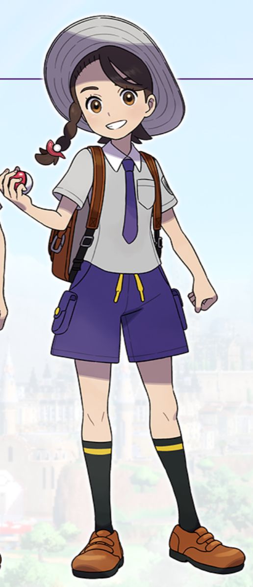 宝可梦朱紫的女主角好可爱呀 不知道这一代能不能稍微diy身材 nga玩家