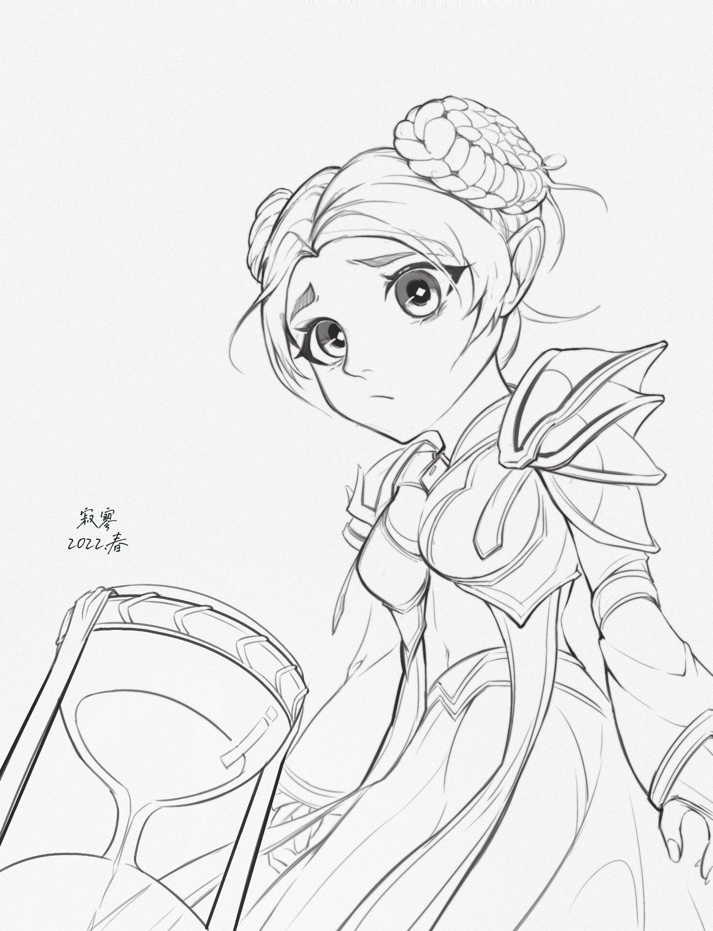 魔兽世界画了张克罗米