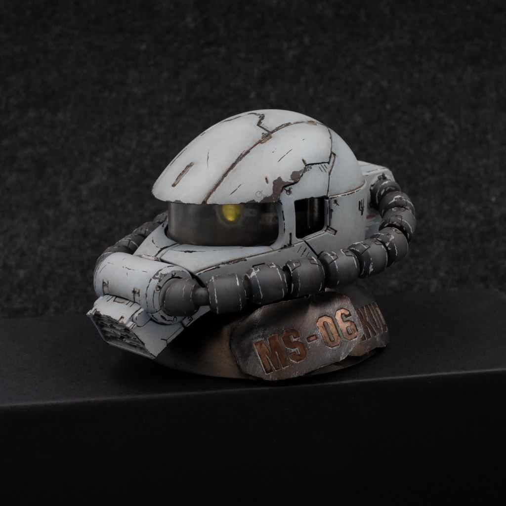 拼装扎古扎古扎古扎古头扭蛋涂装