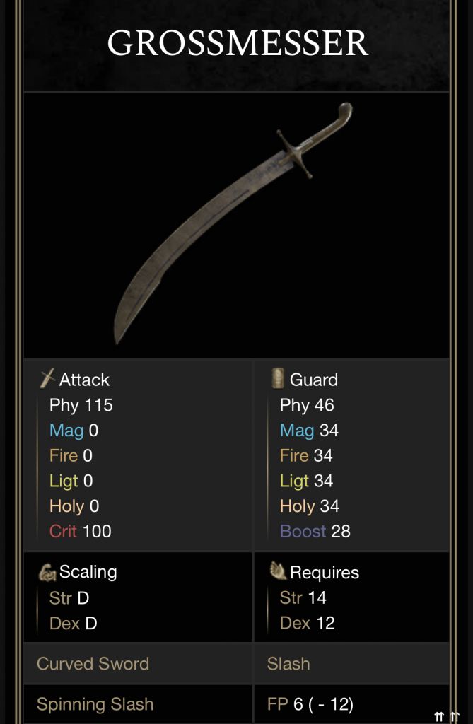 有人拿到grossmesser这把刀了吗?据说掉率非常低