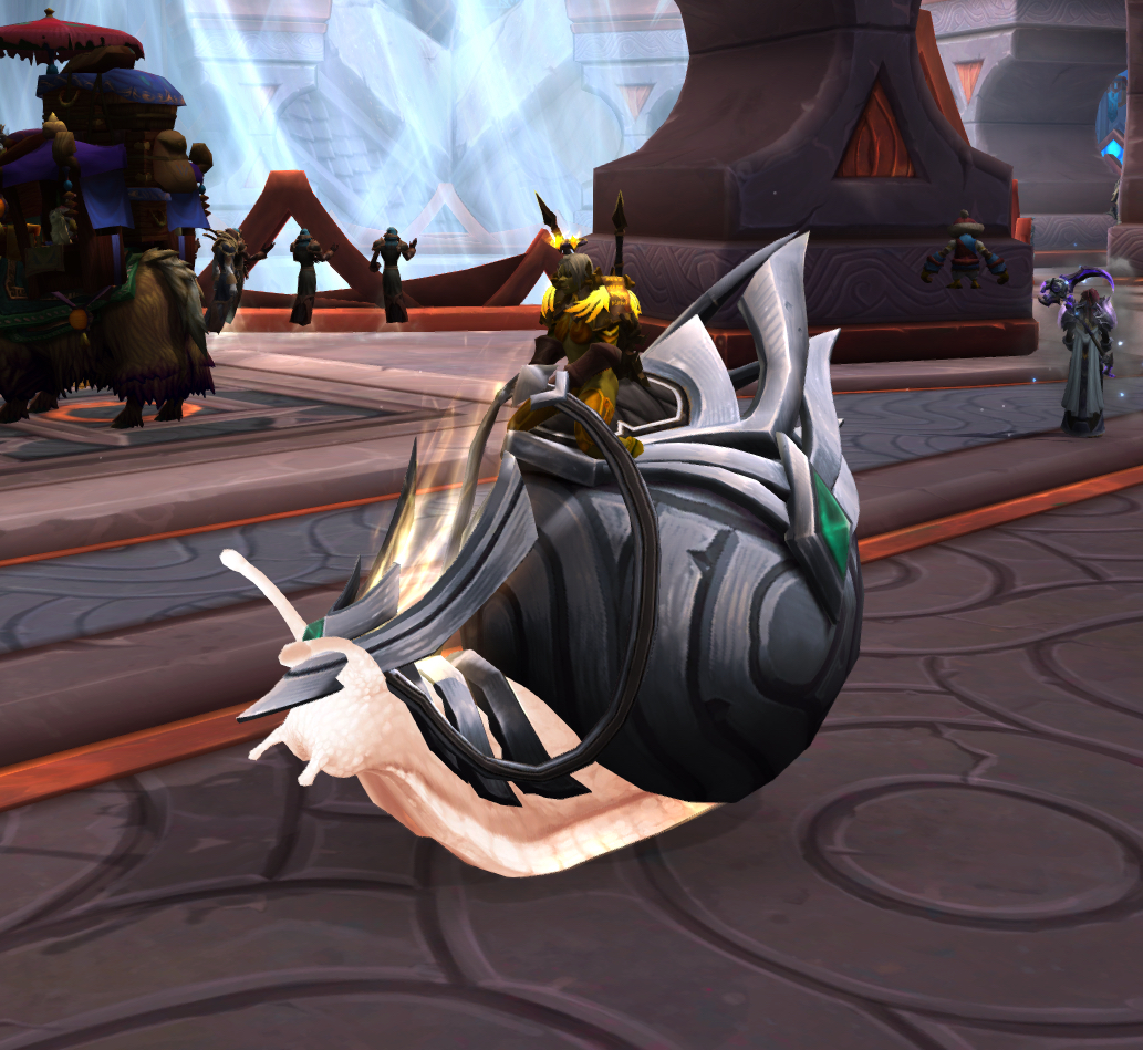 蜗牛坐骑已入手感觉挺好的