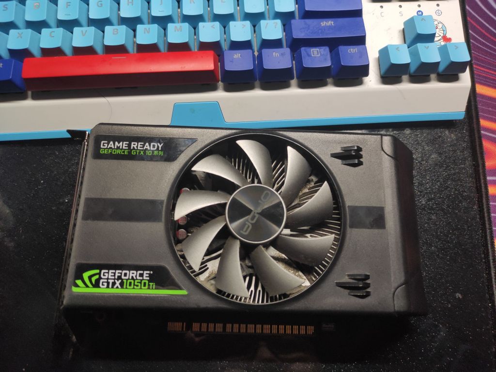出一块自用昂达典范1050ti