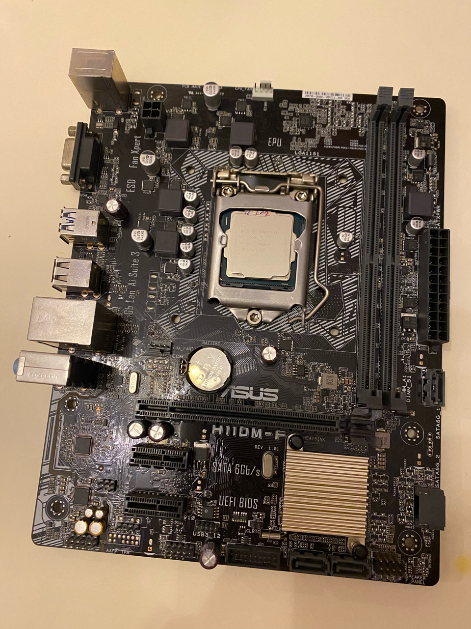 明盘出i57400h110mf映众10502g黑金