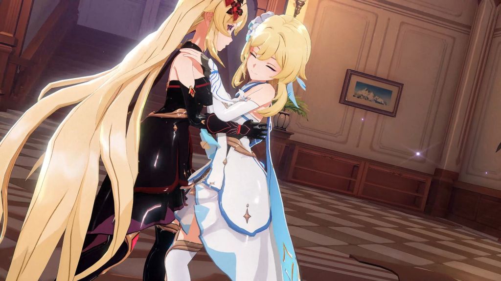 原神同人氵cp预警荧和深渊荧水仙磕死我了