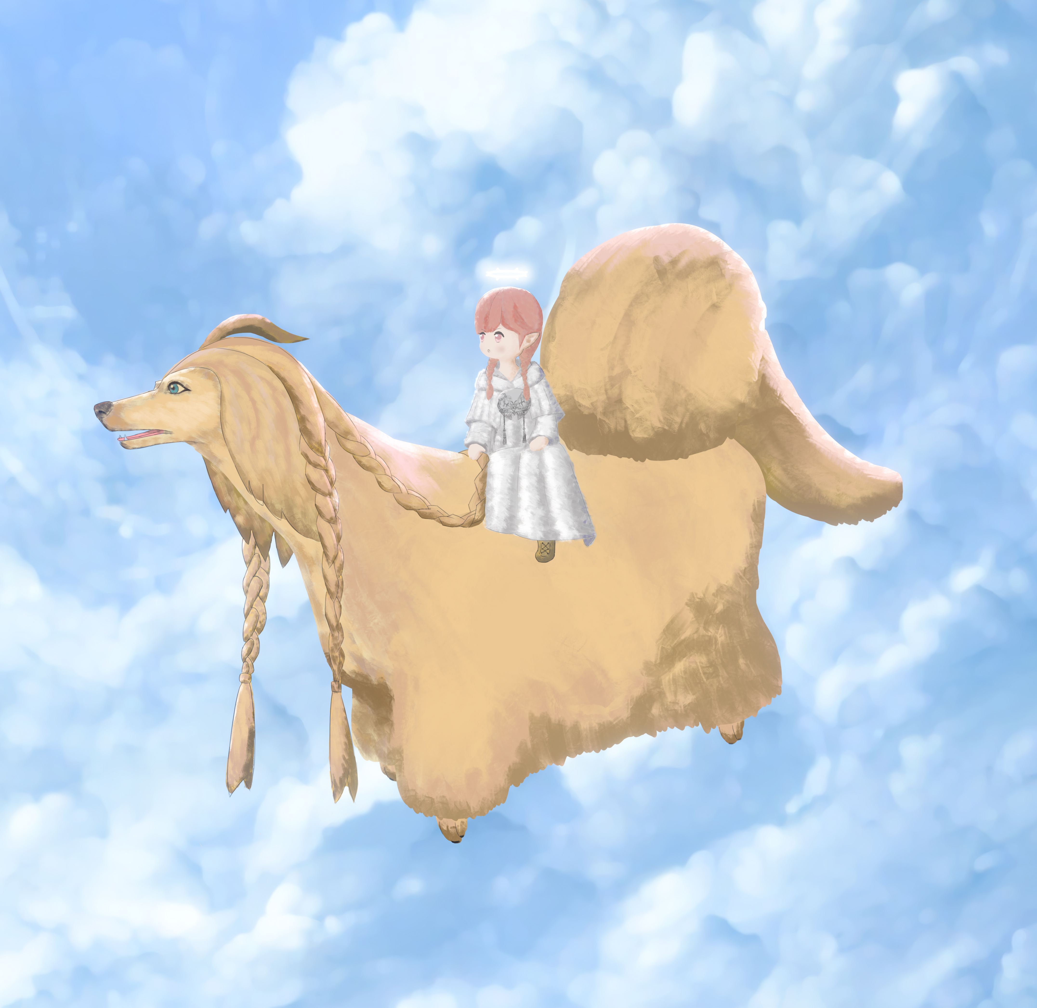 同人创作画了个肥肥与阿尔戈斯有爱自取