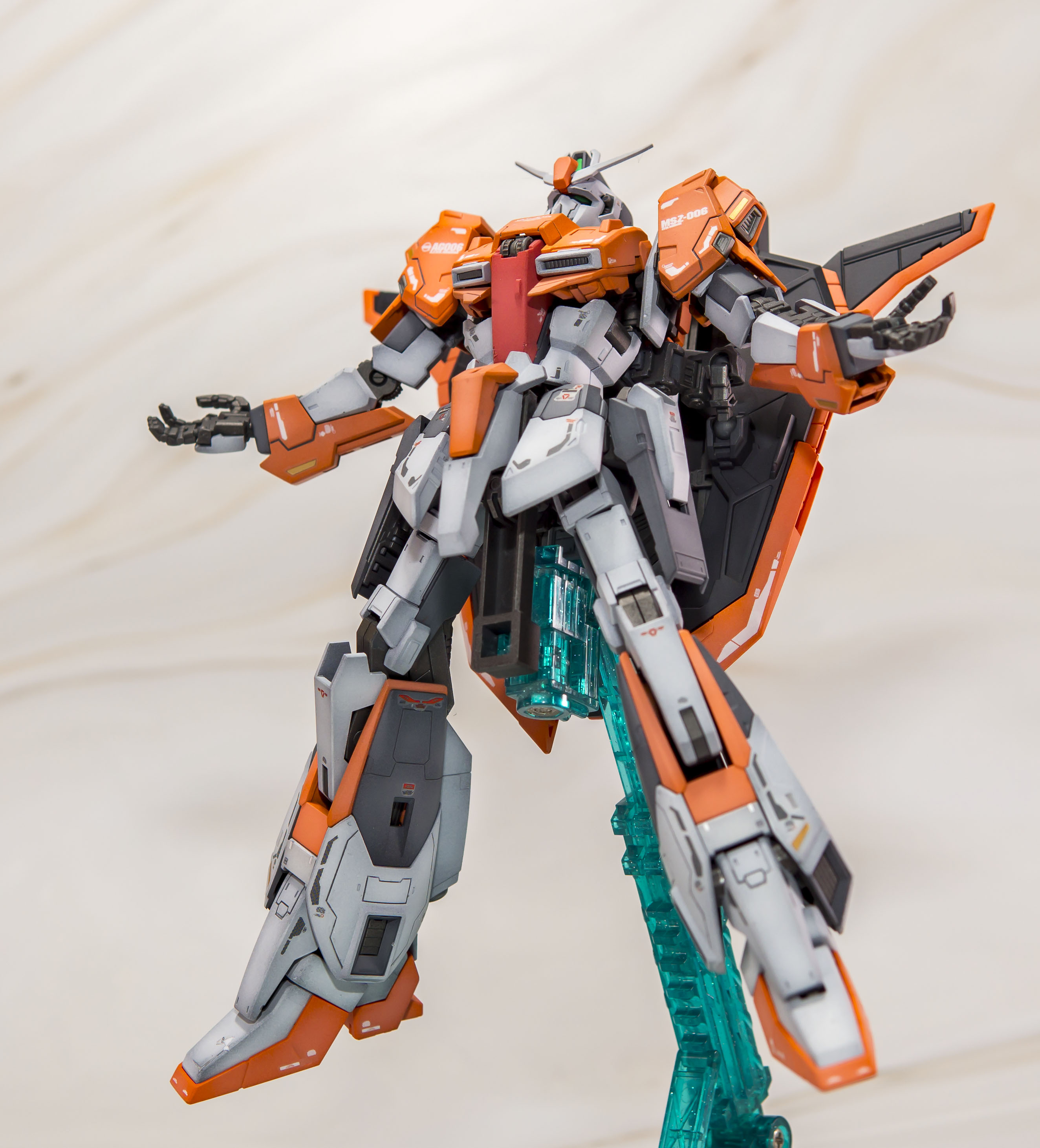 [技术交流] [拼装] rg zeta高达 完成 nga玩家社区