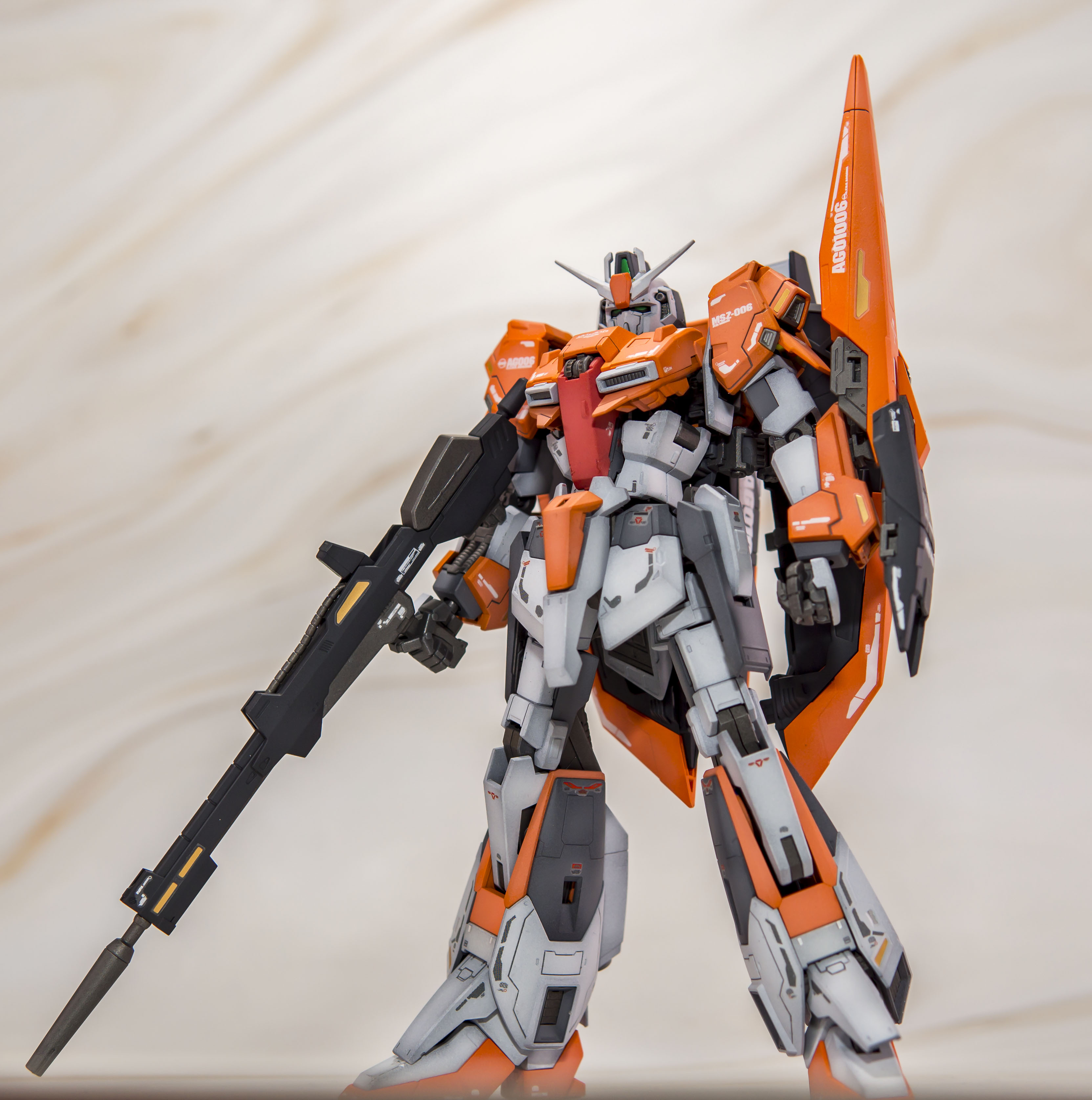 [技术交流] [拼装] rg zeta高达 完成 nga玩家社区