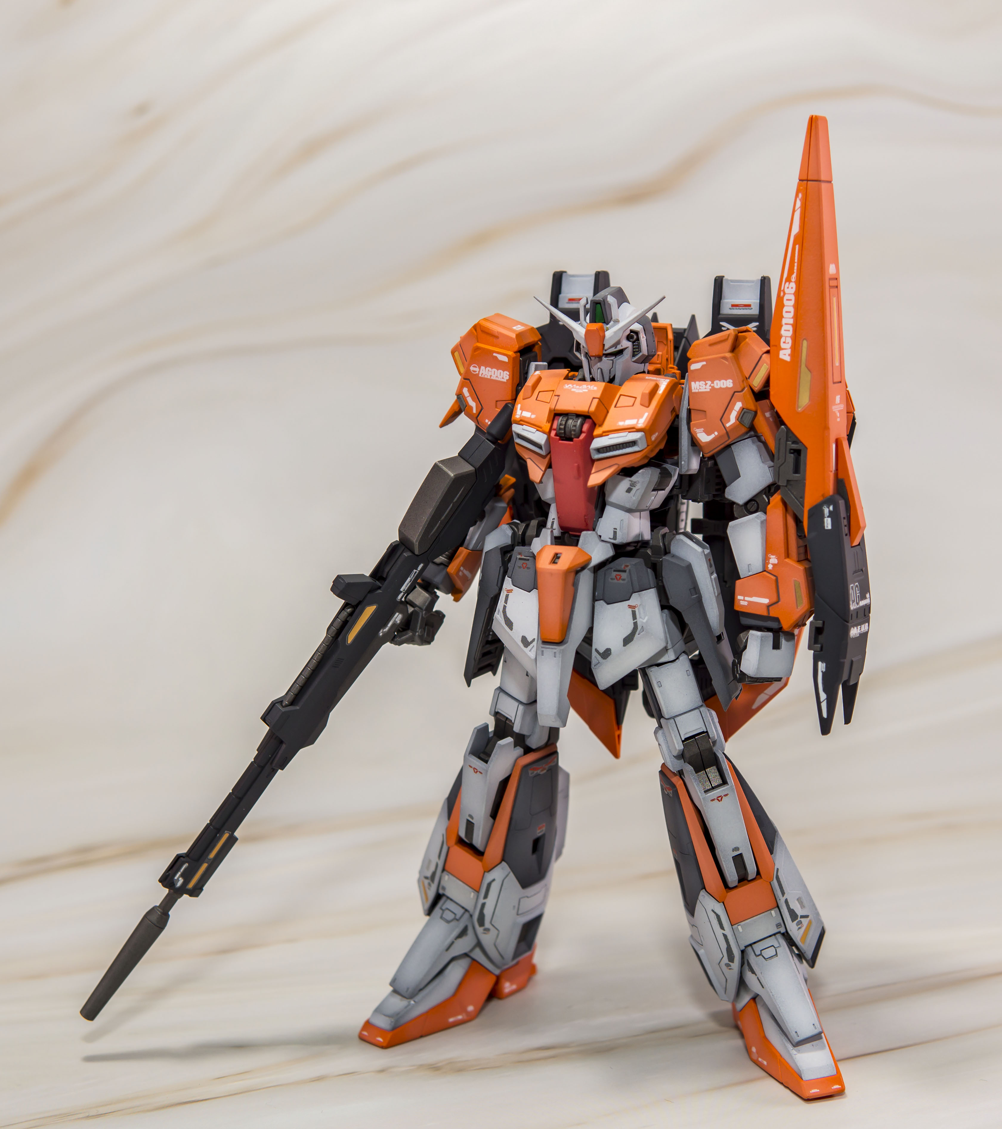 [技术交流] [拼装] rg zeta高达 完成 nga玩家社区