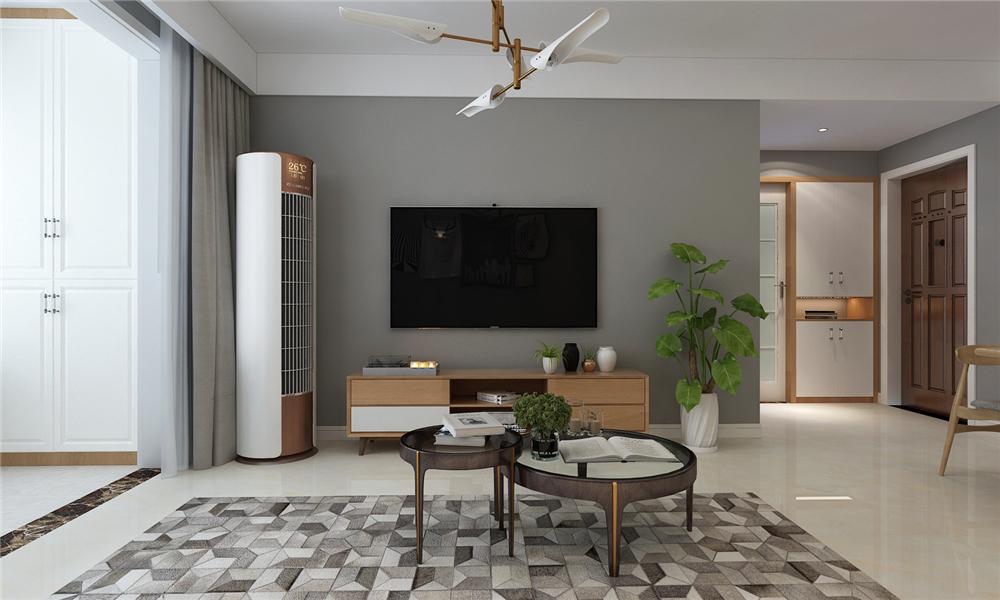 大佬们,不想做电视墙,刷灰色乳胶漆怎么样?