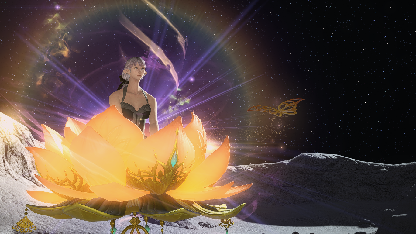 氵一贴莲花坐骑细节特效