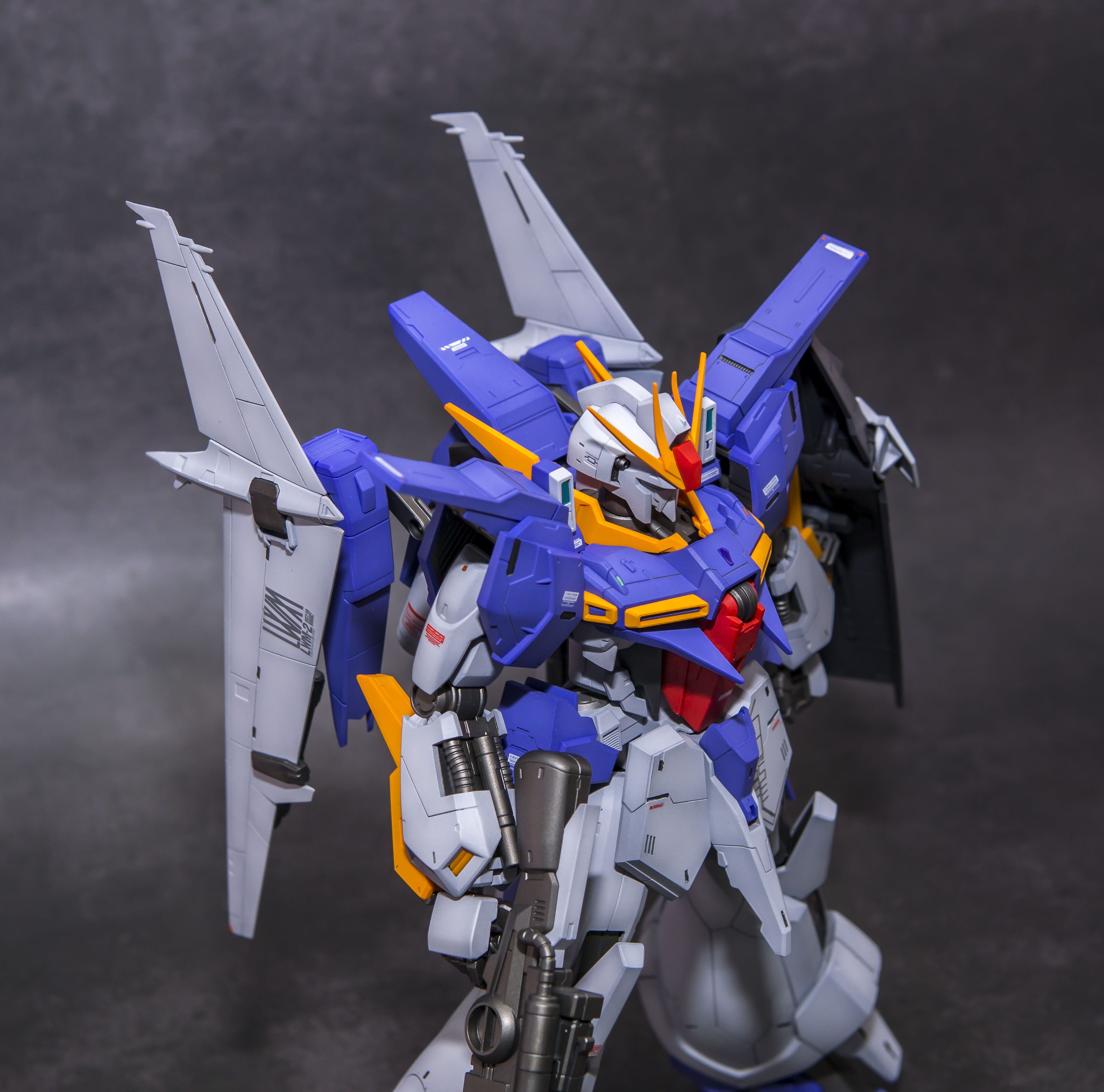 技术交流拼装re100高达林德虫gundamlindworm完成