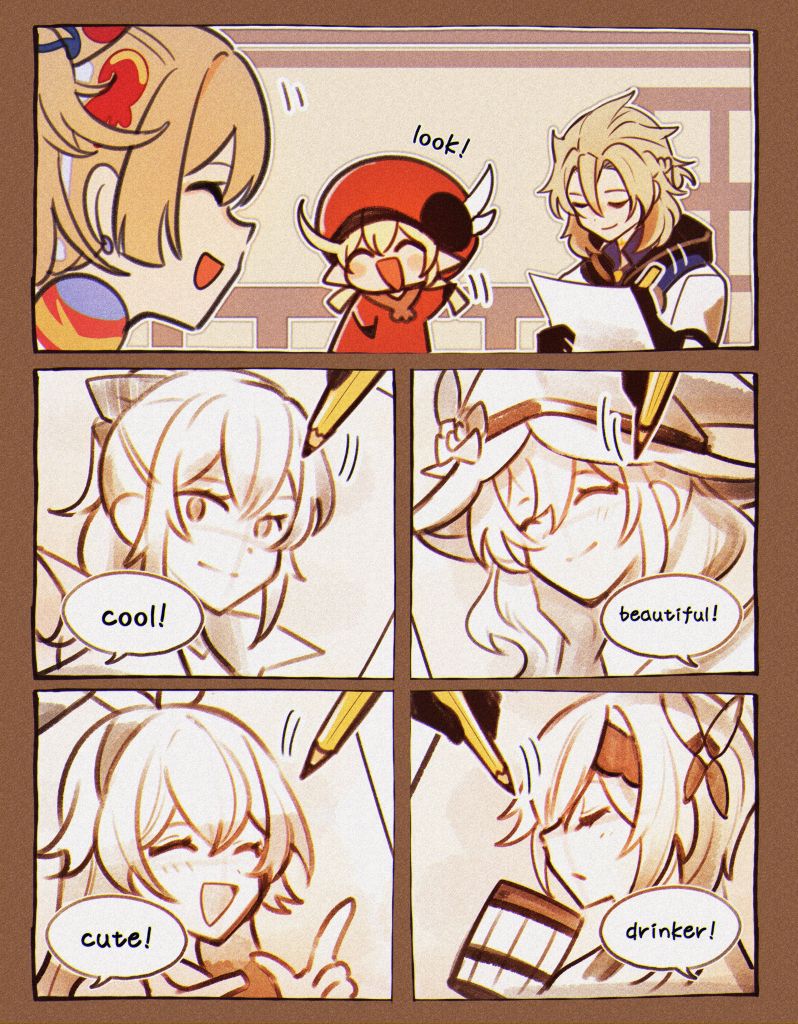 [外服搬运]这是琴!这是丽莎!这是安柏!这是优菈!这是.