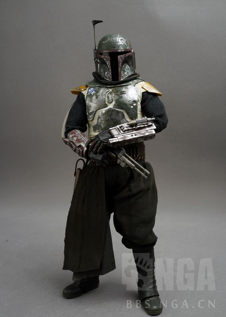 可动成品hottoys曼达洛人波巴菲特套装