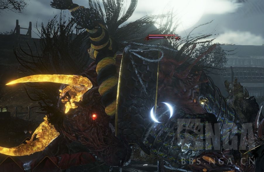 仁王2第一关的牛头鬼什么意思按住防御闪避也能被砸到