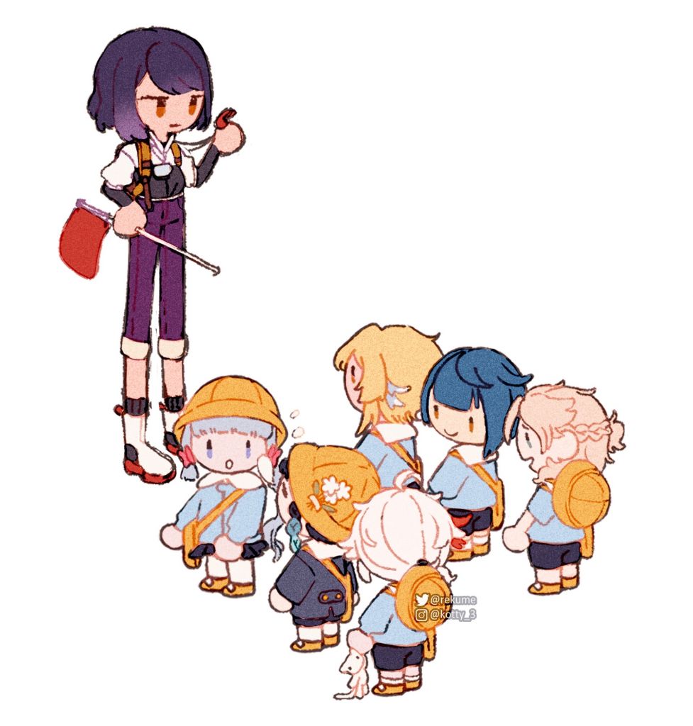 外服搬运提瓦特幼儿园春游跟紧九条老师