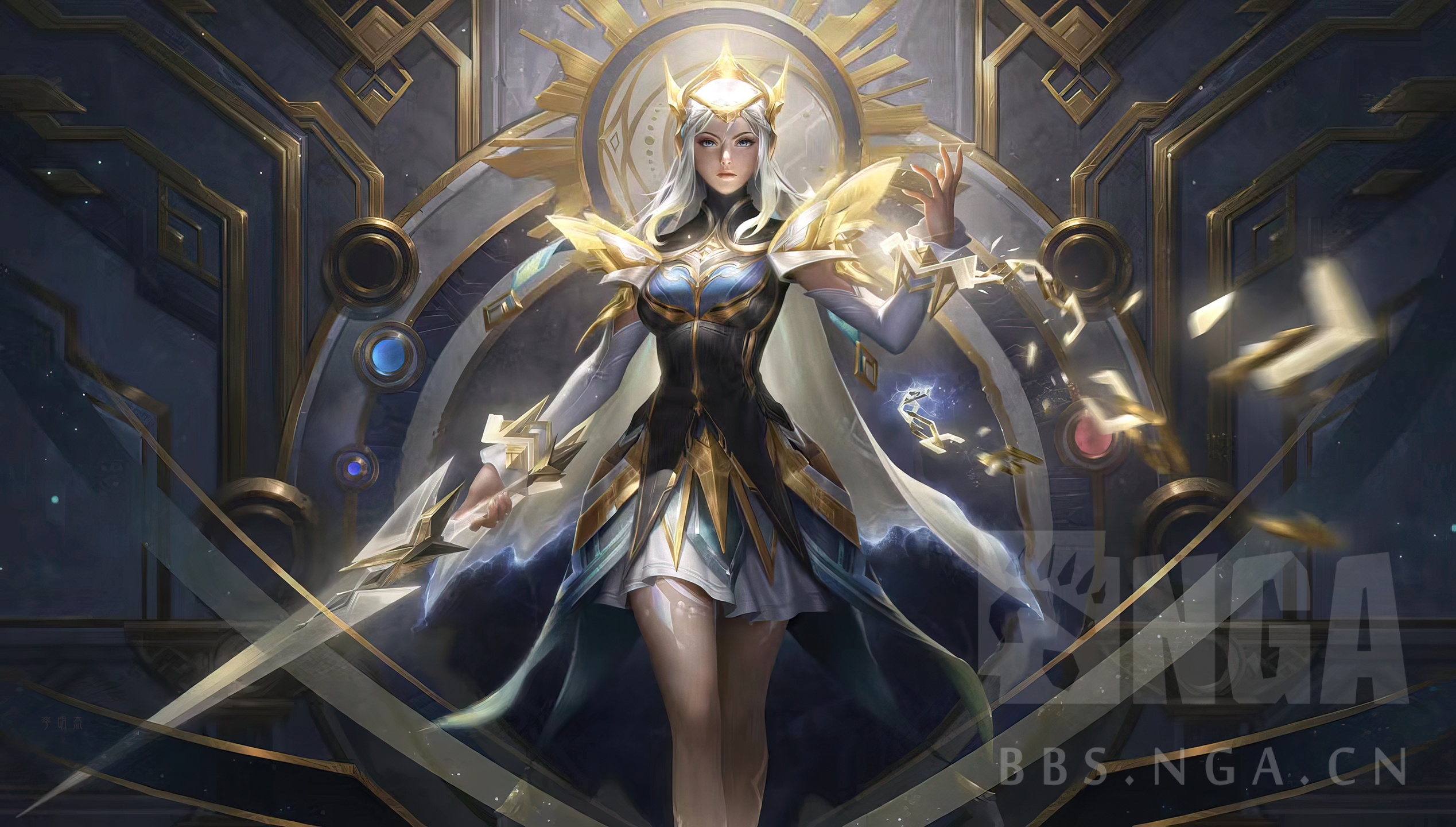 露娜启示之音海报谍照2k