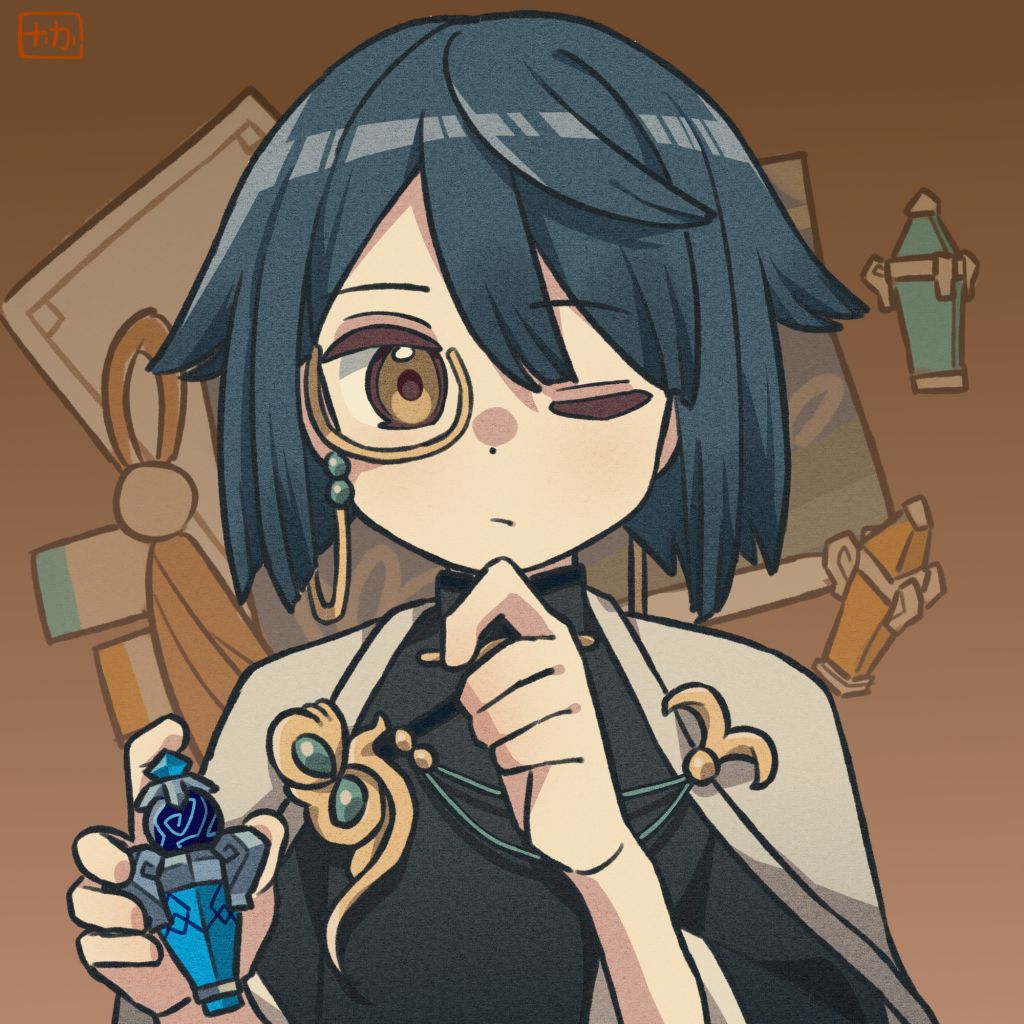 同人创作画了五歌仙的画像